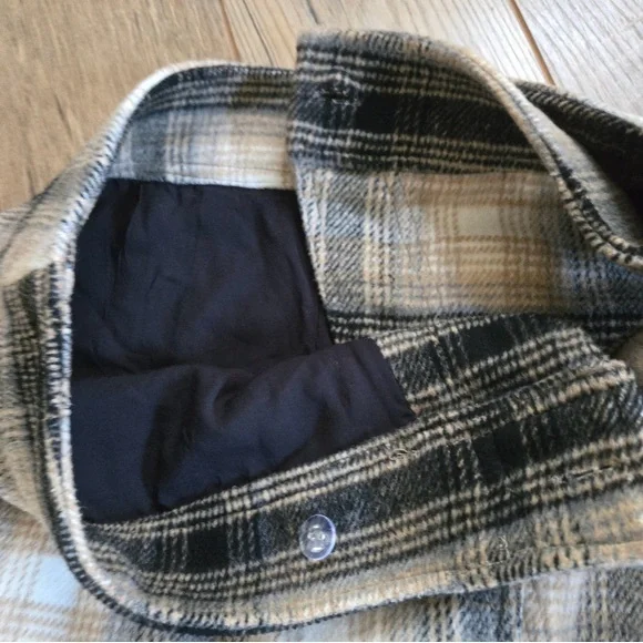 Free People Womens Size 12 Plaid Mini Skirt with Belt
